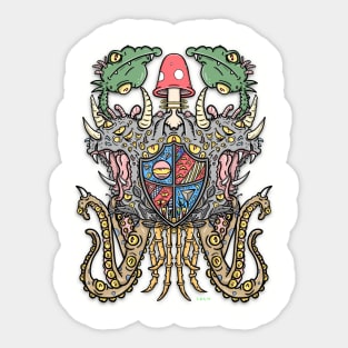 Coen family crest Sticker